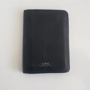 A.P.C. Black Leather Wallet MSRP $260
